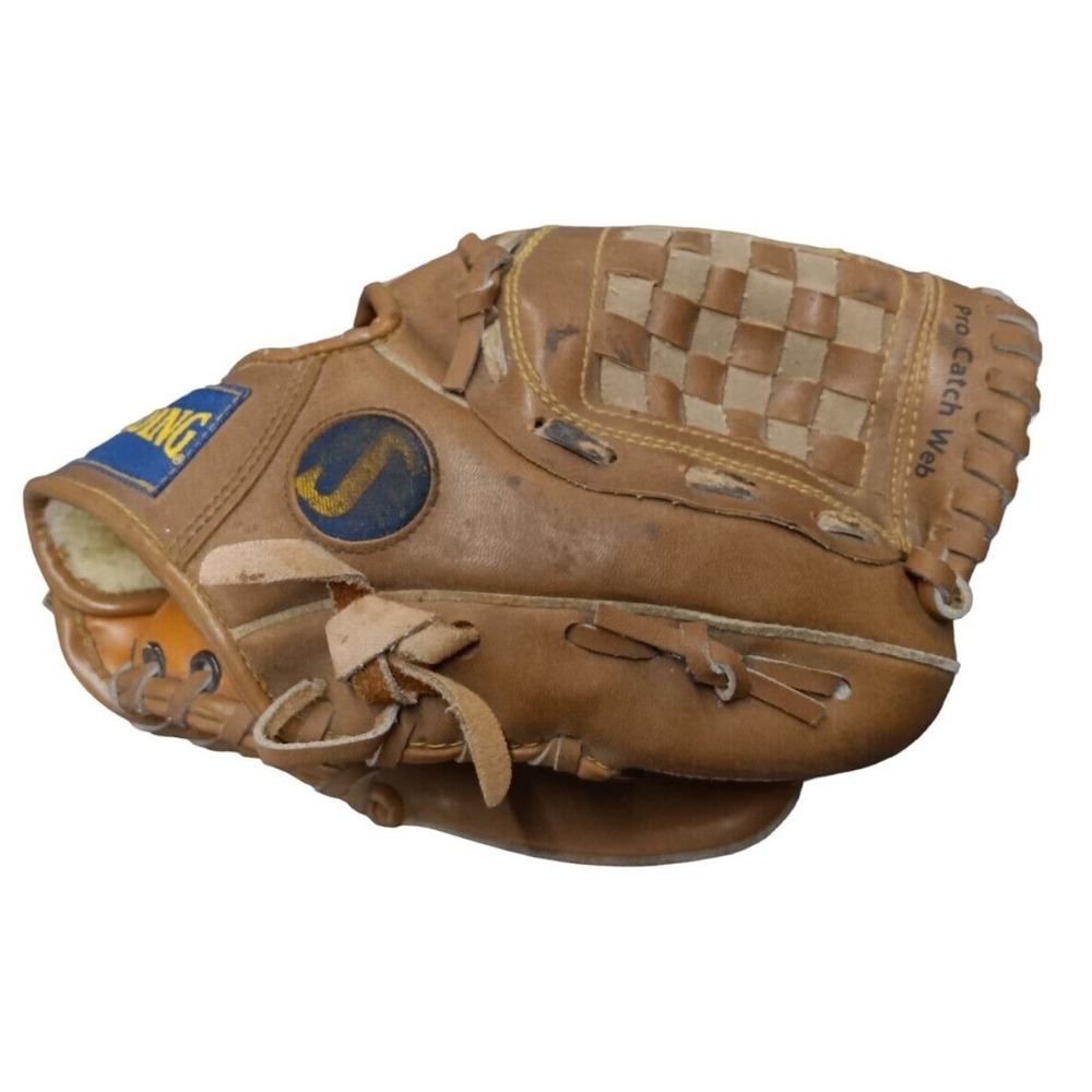 Spalding baseball glove TBL1-44-073  Deep Pocket‎ Pro Series RHT Leather 10"